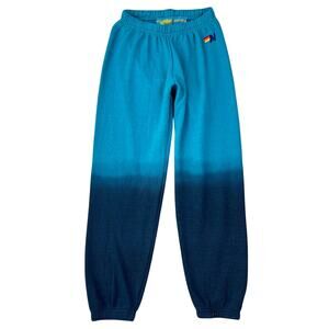 Women's Aviator Nation Blue Ombre Joggers Sweatpants (Sz XS)